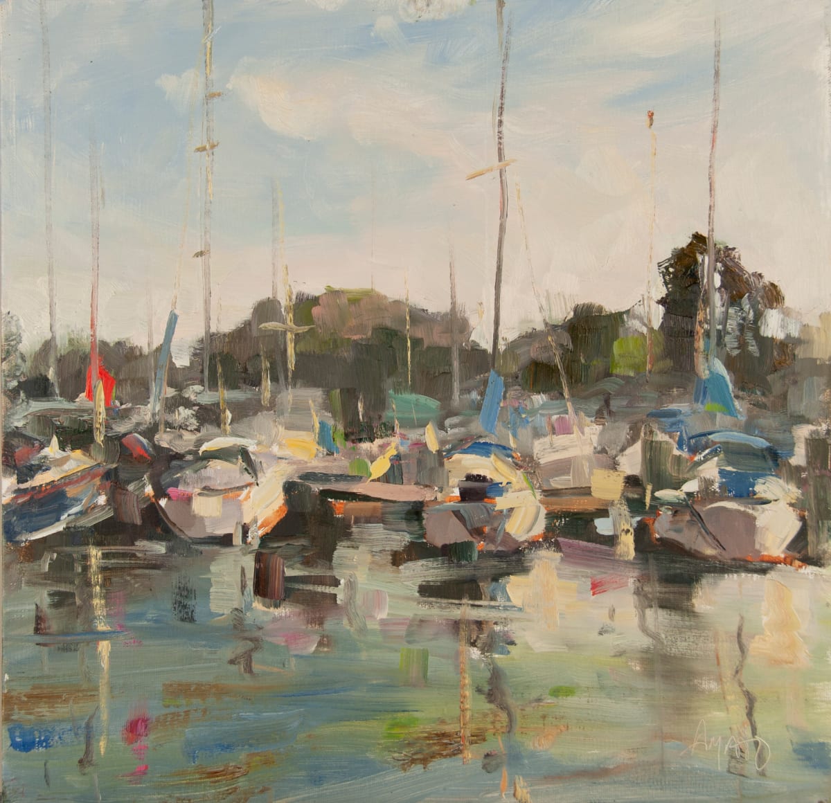 Harbor Reflections by Stephanie Amato 