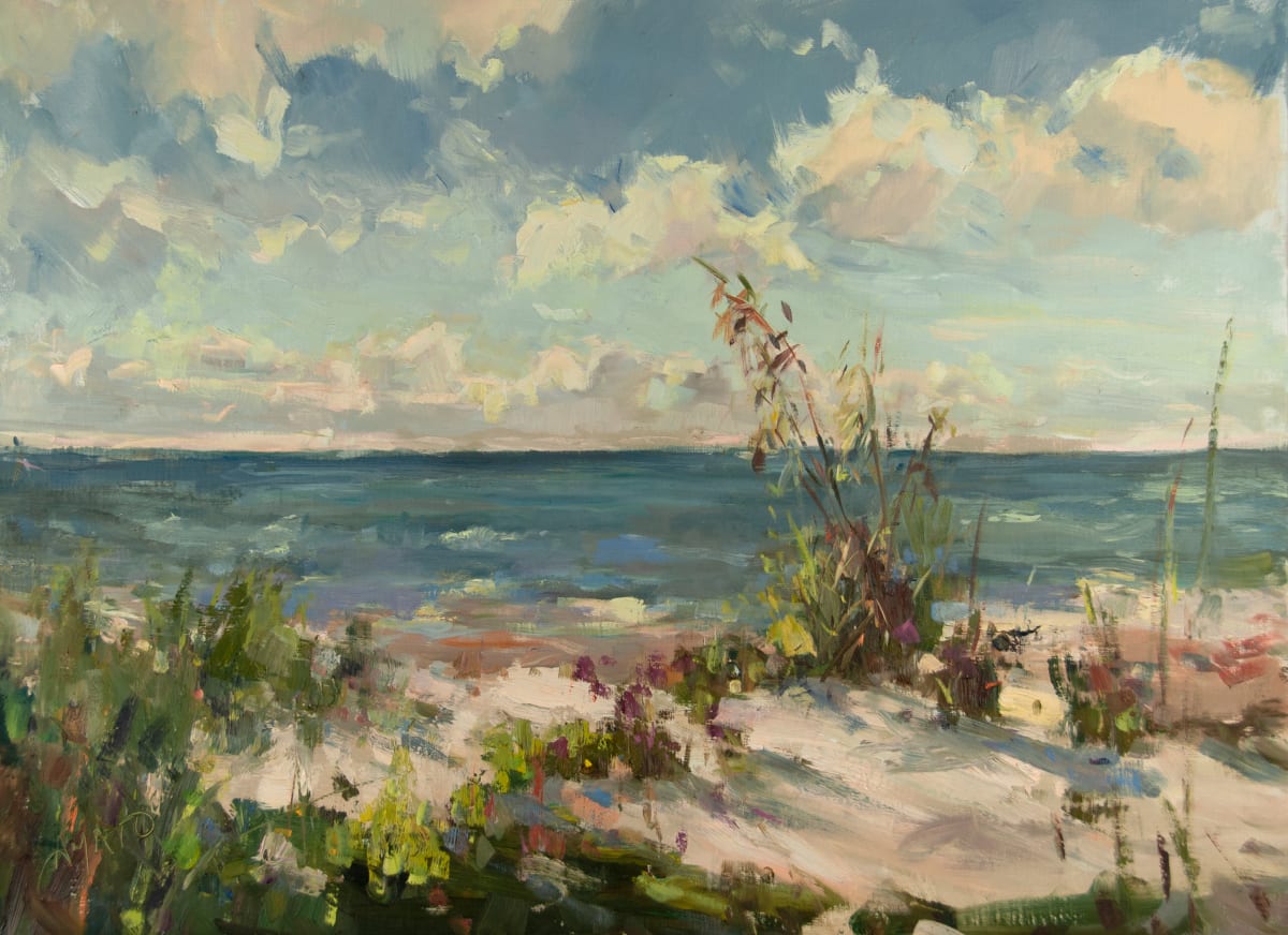 Morning Light on the Dunes by Stephanie Amato 