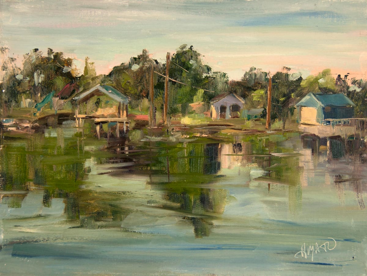 Lake Reflections by Stephanie Amato 