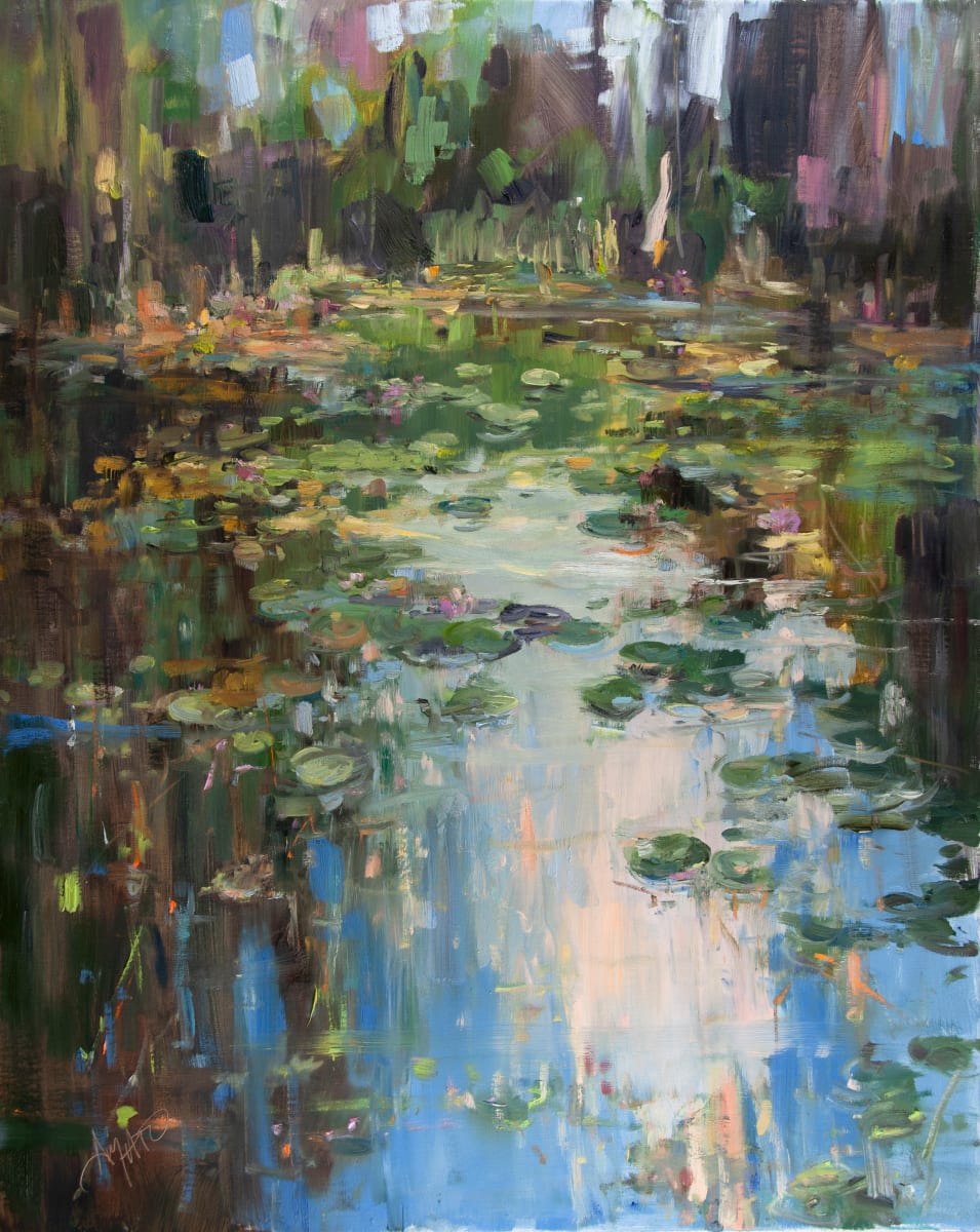 On Sleeper Pond 30x24 by Stephanie Amato 
