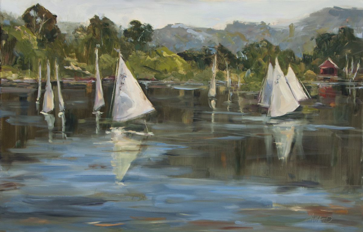 Sailboat Regatta by Stephanie Amato 