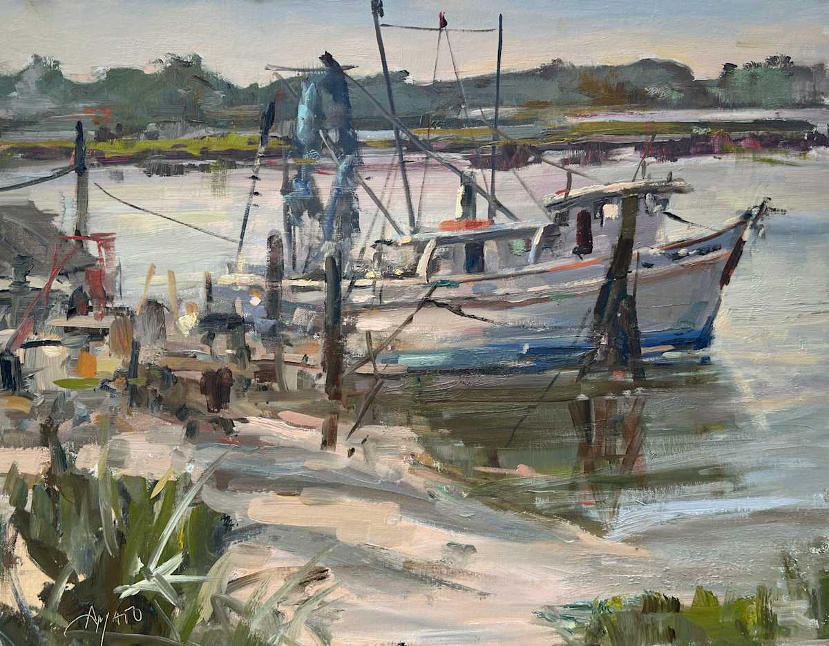 Shrimp Boat at Dawn by Stephanie Amato, Image 1.