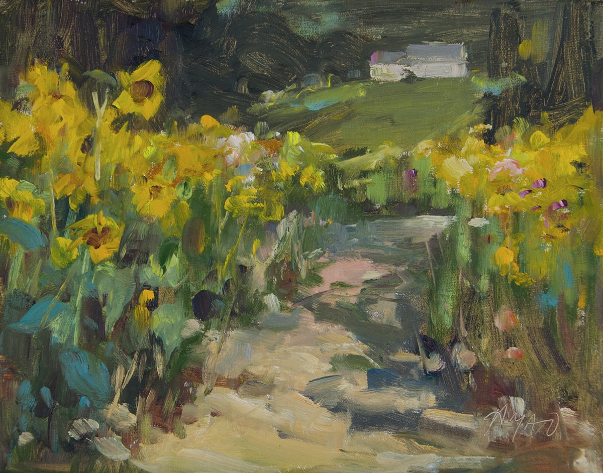 Sunflower Path by Stephanie Amato 