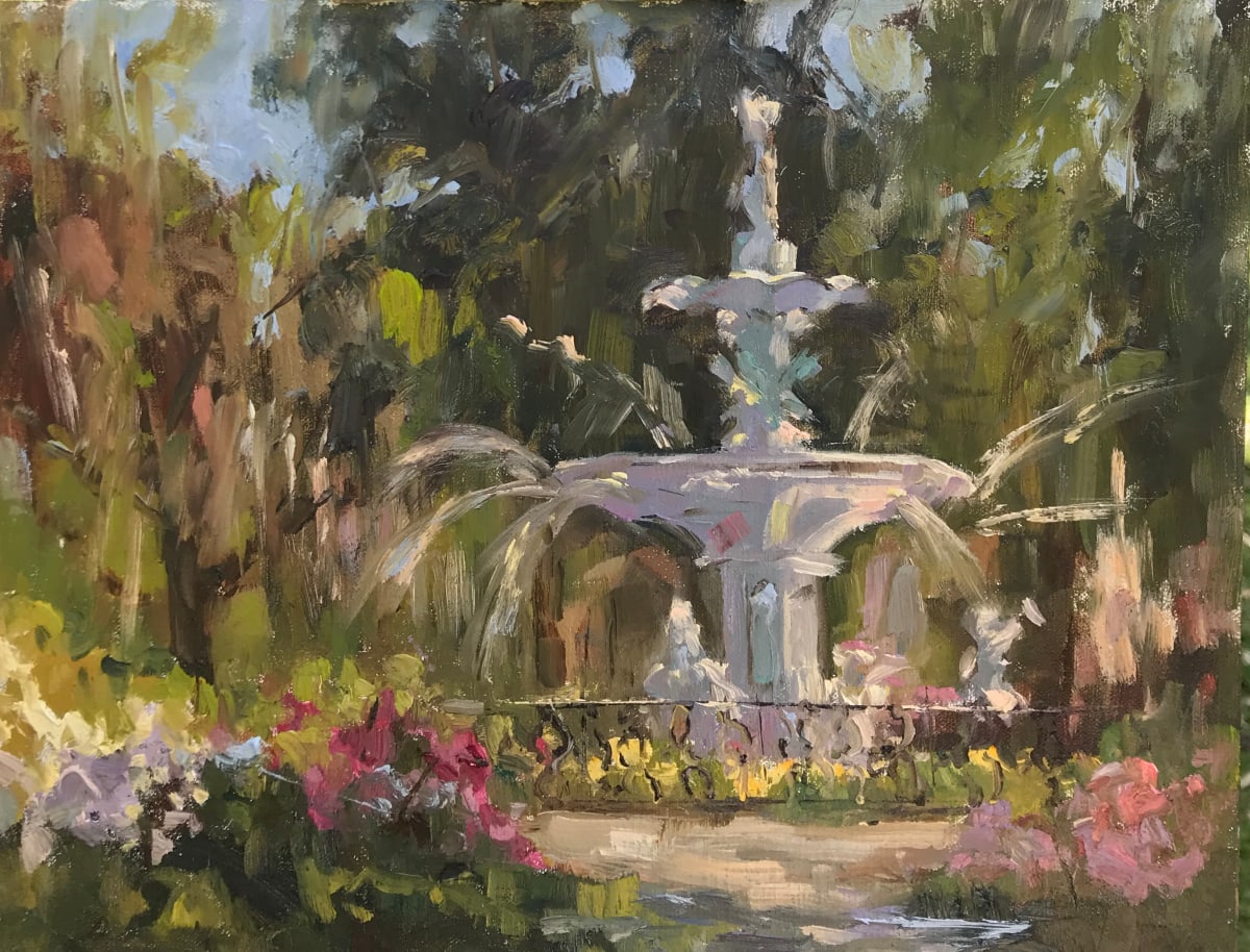 Sunlit Fountain by Stephanie Amato, Image 1.