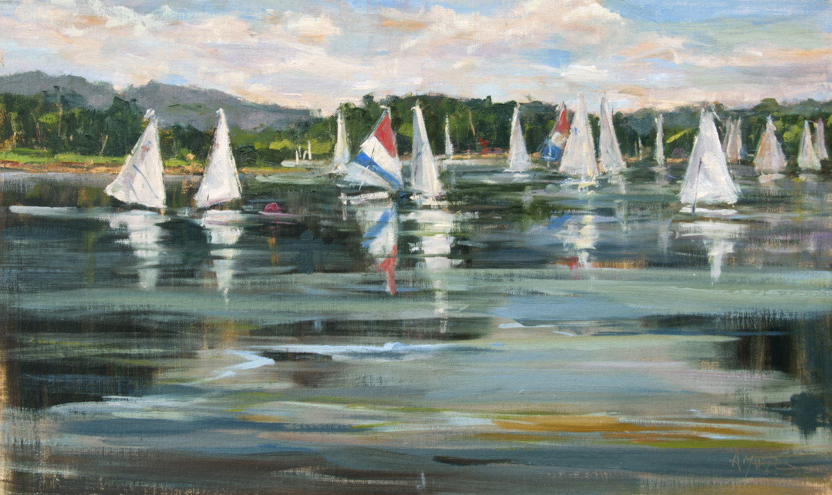Wednesday Evening Regatta by Stephanie Amato 