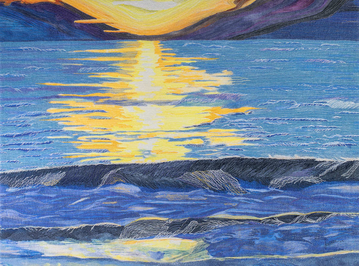 Daybreak by Janet Herman  Image: Before dawn, I am waiting on the beach for the first glimpse of the sun, called day break. 
