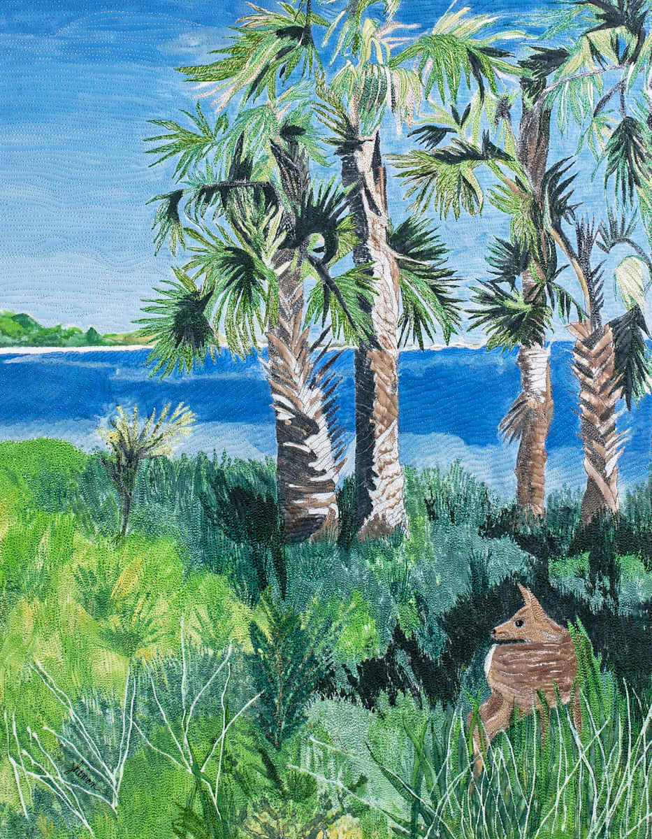Gulf Island Overlook by Janet Herman  Image: View from historic Shell Mounds in Florida