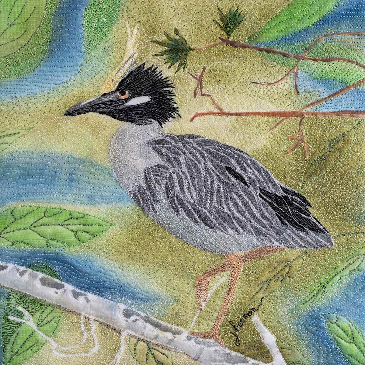 Heron Highstep by Janet Herman 
