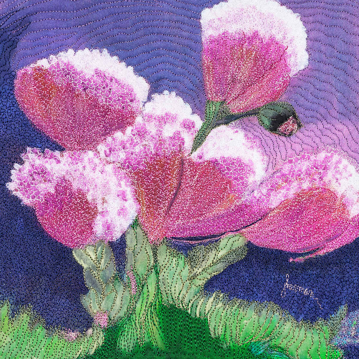 Pink Floral by Janet Herman 