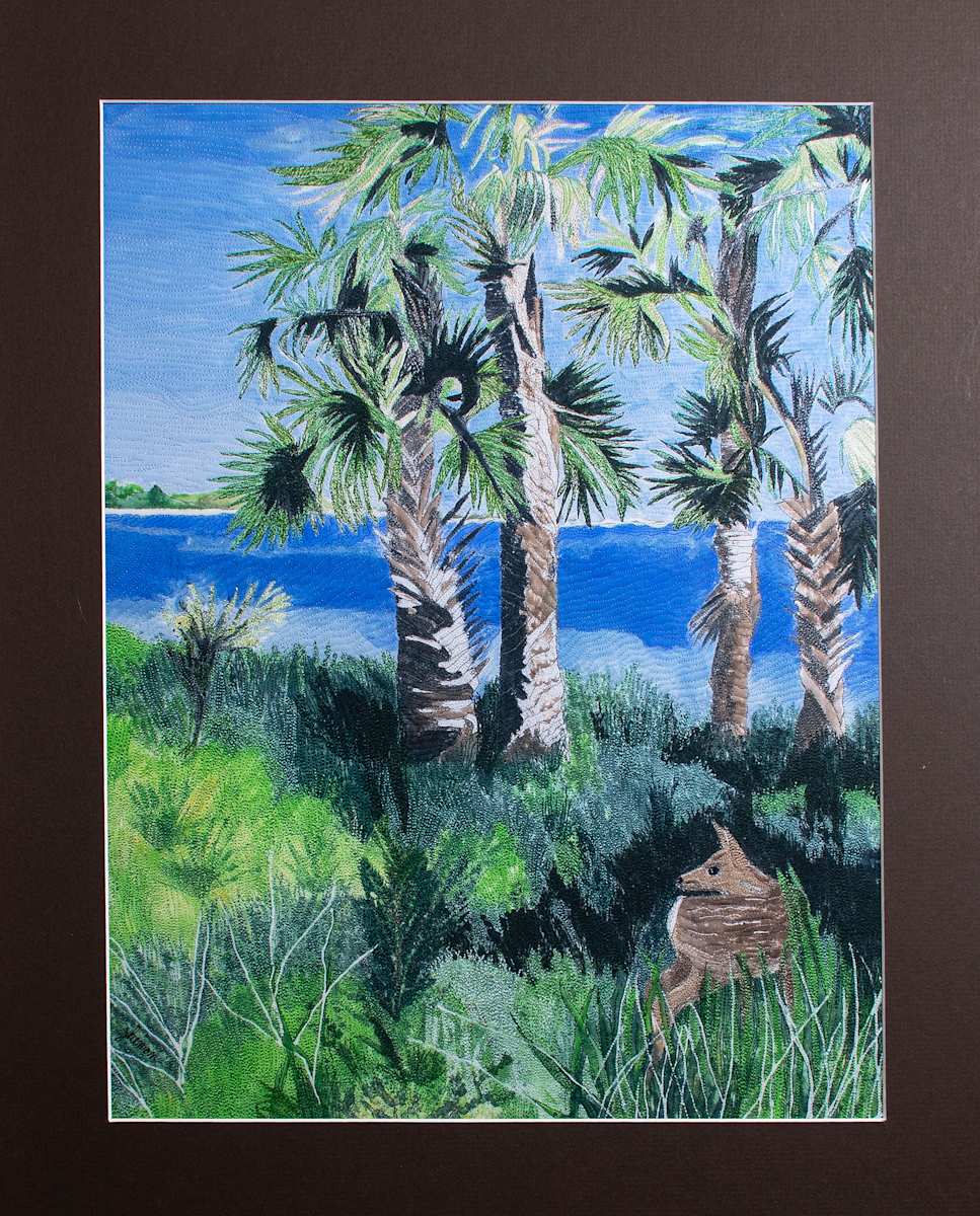 Gulf Island Overlook #1/5 Reproduction by Janet Herman  Image: At Shell Mound, near Cedar Key, Florida