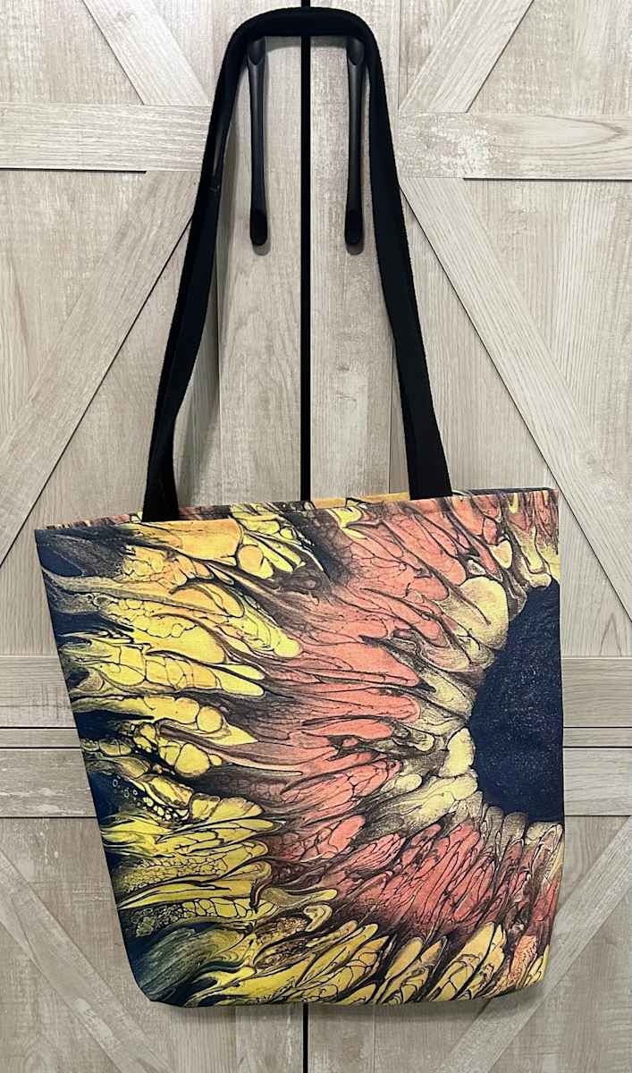 Shoulder Tote Sunflower by Kimberly Smitherman, Image 1.