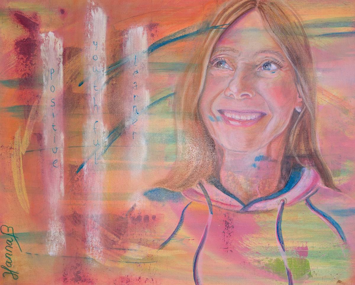 Cathy by Hanna Bordewijk  Image: Finished painting of Cathy.