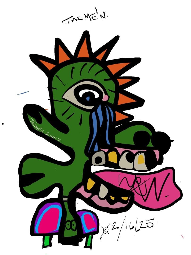 BITCHPLESE by Jazme'n Nicole Burdette, Image 1.