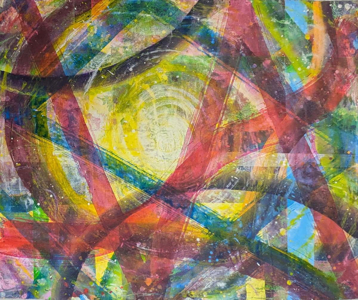 + Out of White Comes Color by Charles Swank  Image: tape repair painted over