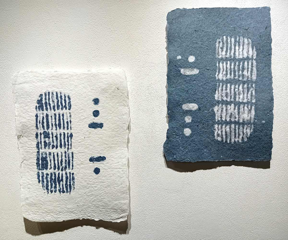 Bleu de Travail: Office Work - Dry Humor 2 (Pair) by Elizabeth Briel, Image 1.