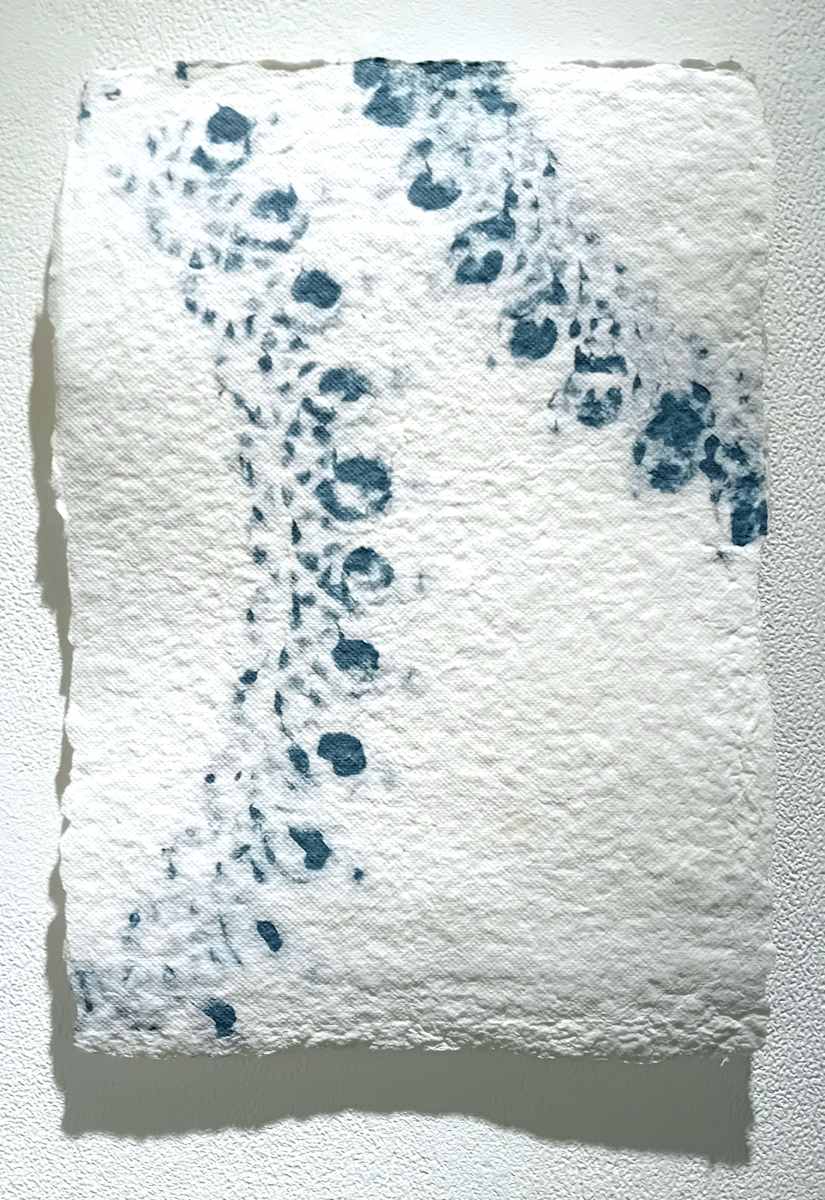 Bleu de Travail: Emotional Labor by Elizabeth Briel, Image 1.