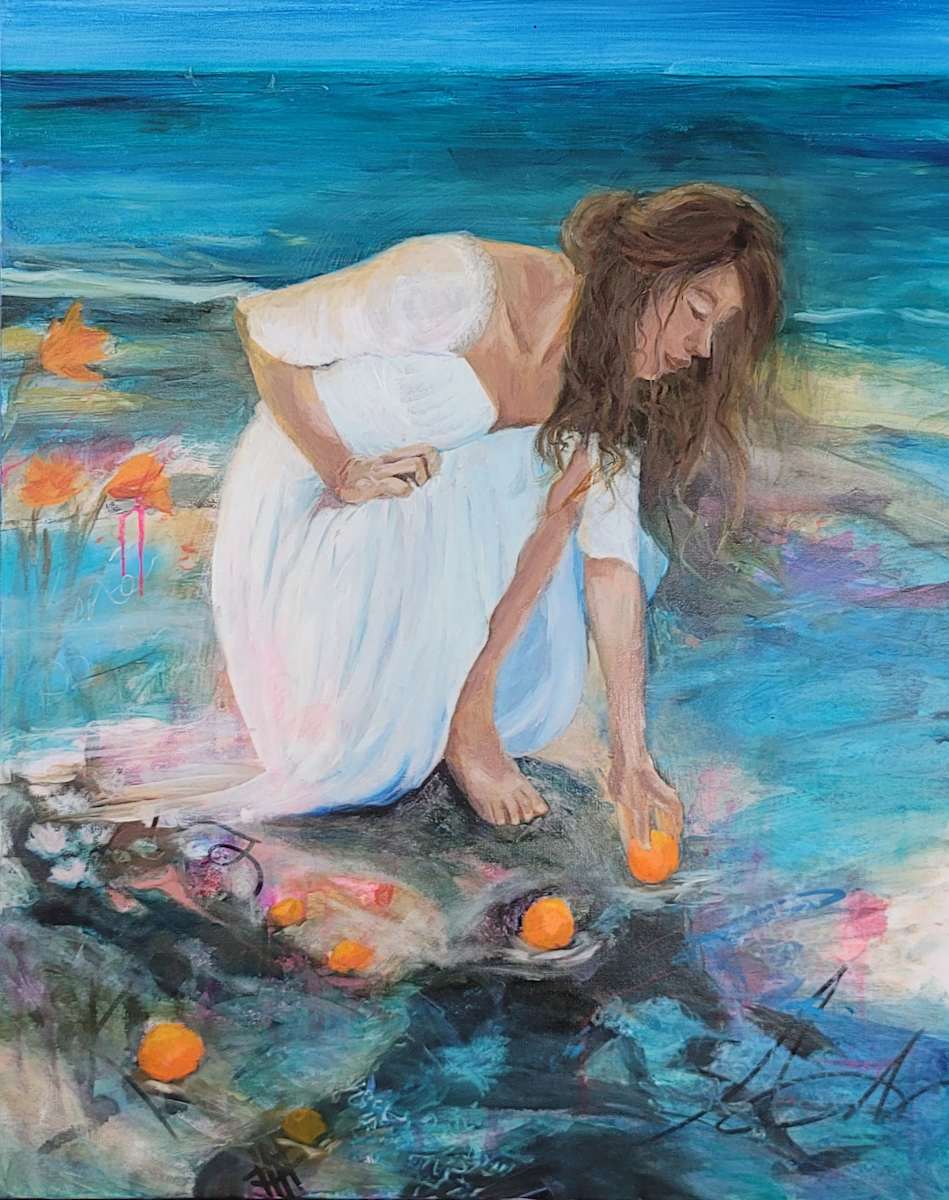 Lady of the Water by Kim Denice Clark, International Fine Artist 