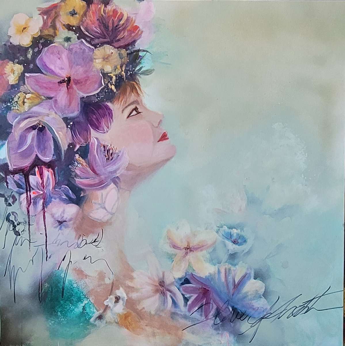 Emersed in Floral Beauty by Kim Denice Clark 