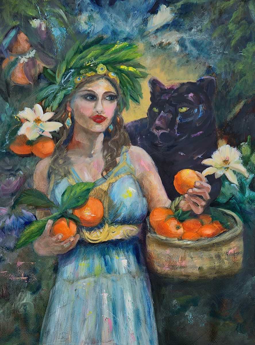 Guardian of the Orchard by Kim Denice Clark, International Fine Artist 