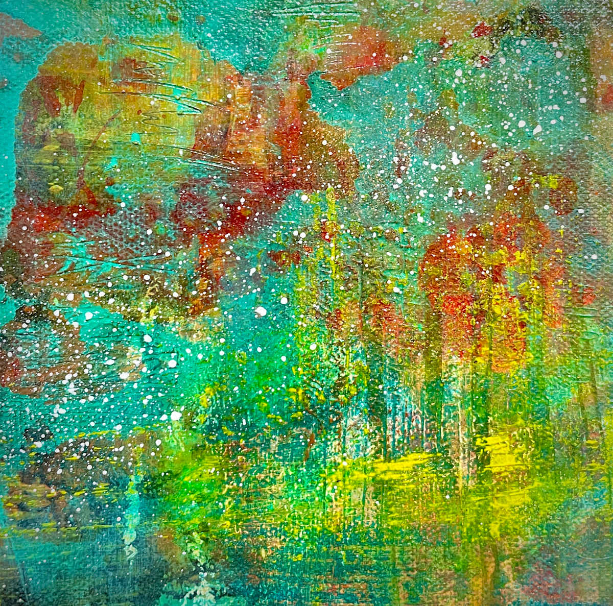 “Night in a autumn field” by Zhanna Gertjejansen 