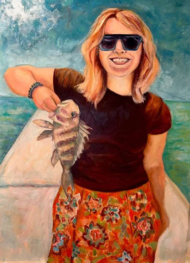 Bryn by Stevie Woods  Image: "Bryn" is part of a project I am working on called "The Beautiful Project" that is based on this idea: Beauty doesn’t mean perfection.  It doesn’t mean thin, cool or rich.  It has nothing to do with what society has manufactured to be pretty.  Pretty things are all about symmetry and perfection.  Beautiful things are developed by distinguishing themselves from the background through difference.  In art difference is beauty. My way of combating all the ugly I see in the world constantly is to offer up the beautiful as contrast.  It is time to recognize and elevate everyday people to the status previously reserved for the famous.  Throwing out the idea that pretty is what we strive for and taking a more nuanced look at the beautiful moments all around us. Forget pretty, be Beautiful.