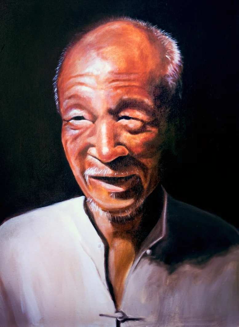 Laughter by Stevie Woods  Image: "Laughter"  is oil painting on Canvas.  It is part of a larger project called Finding Jean.  Finding Jean is a project I worked on in 2017 and is based on a book I wrote. 