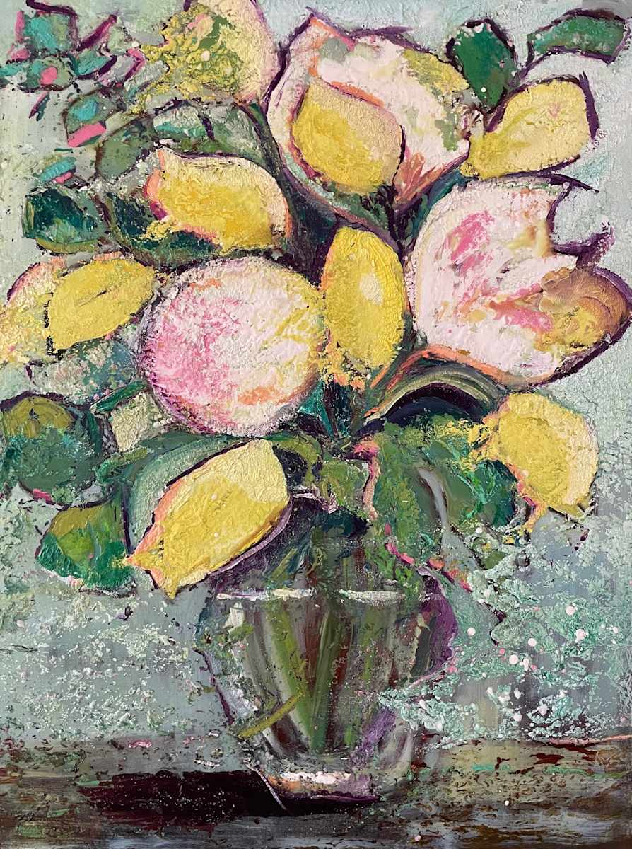 Natural Consequences by Stevie Woods  Image: Natural Consequences is a project I am working on that was inspired by this piece I created as a gift to my husband.  He was transporting it and it melted in the back of his car.  This destruction of my many hours of work reminded me of the way things are destroyed due to heat everyday.  This inspired Natural Consequences, an upcoming project that will be shown at the Cawein Gallery in Forest Grove October 2025. 