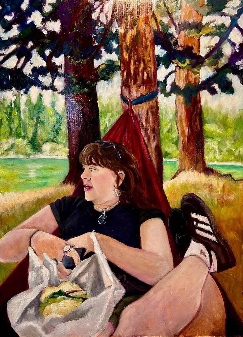 Hazel by Stevie Woods  Image: "Hazel" is part of a project I am working on called "The Beautiful Project" that is based on this idea: Beauty doesn’t mean perfection.  It doesn’t mean thin, cool or rich.  It has nothing to do with what society has manufactured to be pretty.  Pretty things are all about symmetry and perfection.  Beautiful things are developed by distinguishing themselves from the background through difference.  In art difference is beauty. My way of combating all the ugly I see in the world constantly is to offer up the beautiful as contrast.  It is time to recognize and elevate everyday people to the status previously reserved for the famous.  Throwing out the idea that pretty is what we strive for and taking a more nuanced look at the beautiful moments all around us. Forget pretty, be Beautiful.
