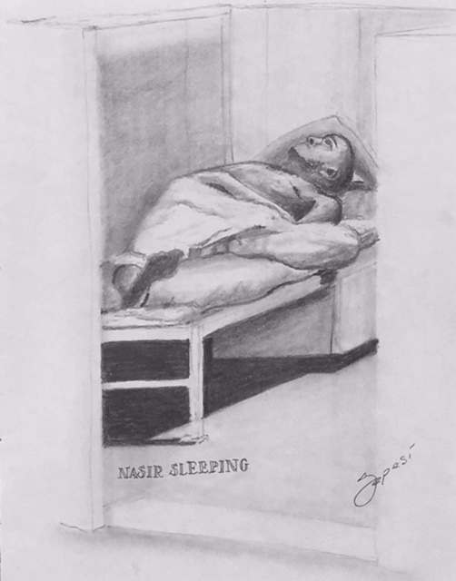 Nasir Sleeping by James M Sepesi 