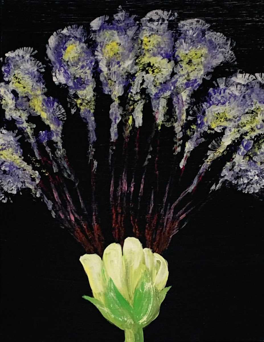 Flower in the Dark 2 by Melissa Anne Hernandez 