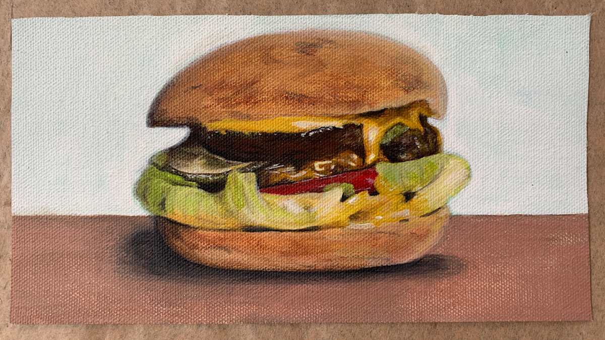A Burger Piece by Cuong "Mike" Tran 