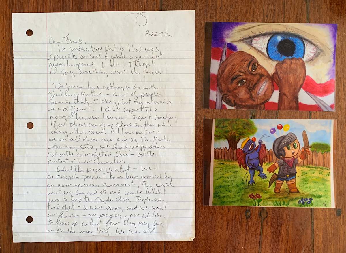 Letter by Rick Luellen 