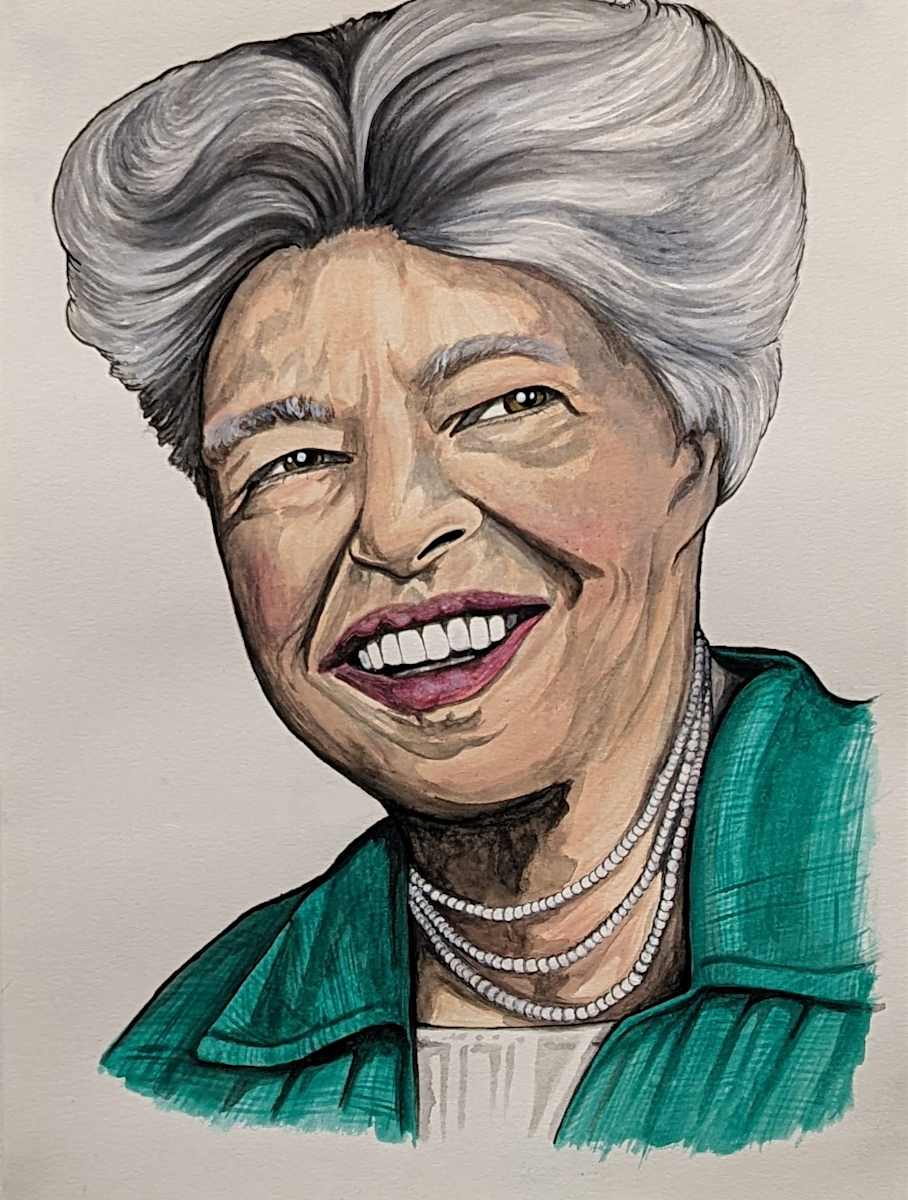 Eleanor Roosevelt by Cedar Annenkovna 