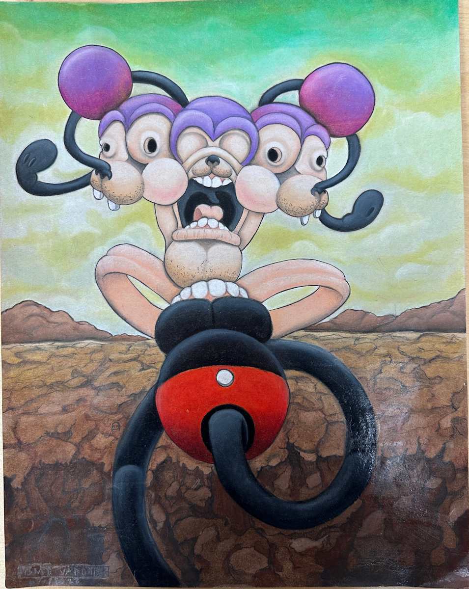Sickey Mouse One Leg 2 by Vince Vader 