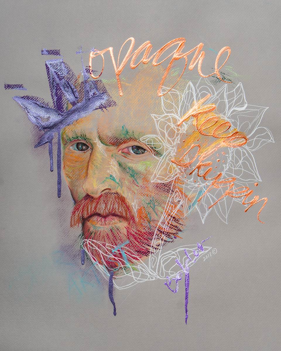 Van Gogh Drip by Gregory Bolden 