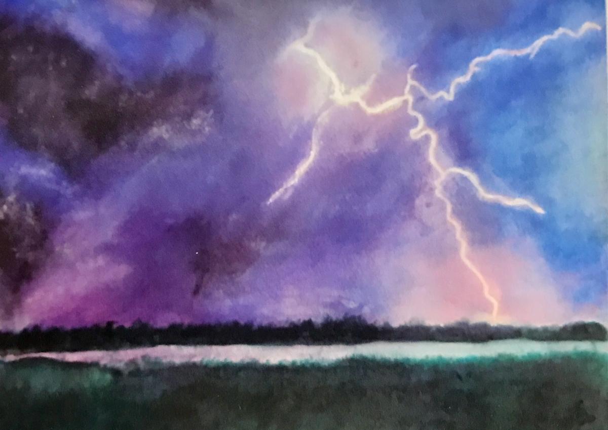 Lightning Storm by Rick Luellen 