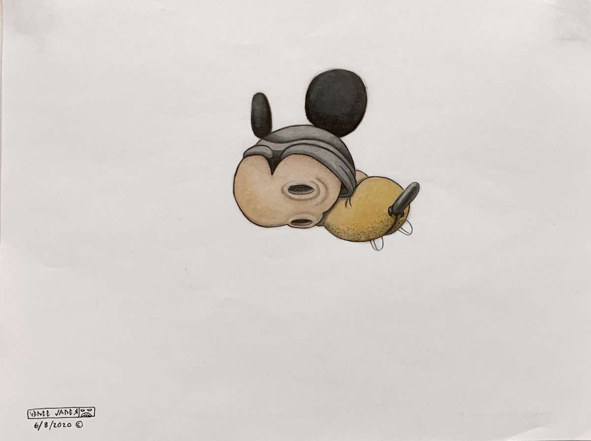 Sickey Mouse Face 01 by Vince Vader 