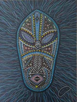 War Mask by John W. Zenc 