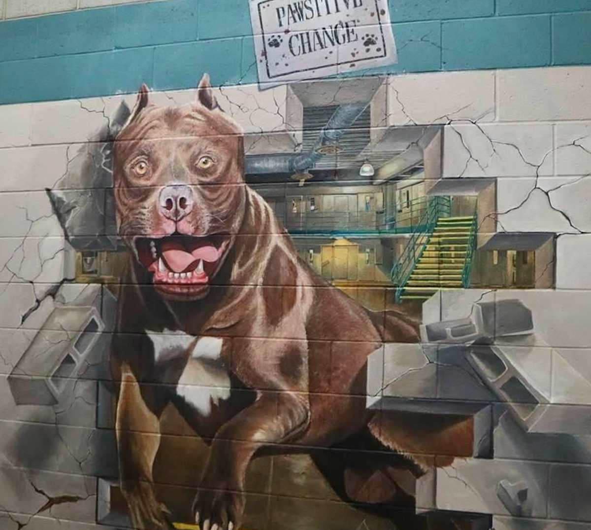 Mural for Positive Change Program by Nhut Vo 