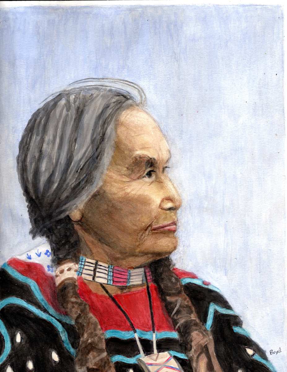 Lakota Woman- Why Genocide? by Geo 617 