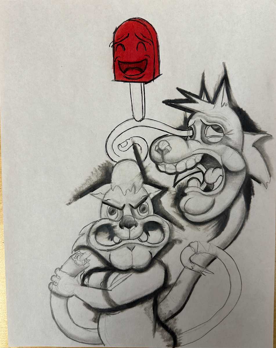Eating Pop Cats by Vince Vader 