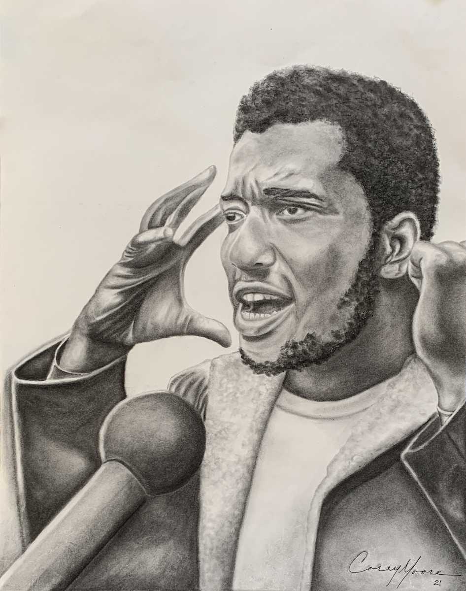 Chairman Fred Hampton by Corey Moore 