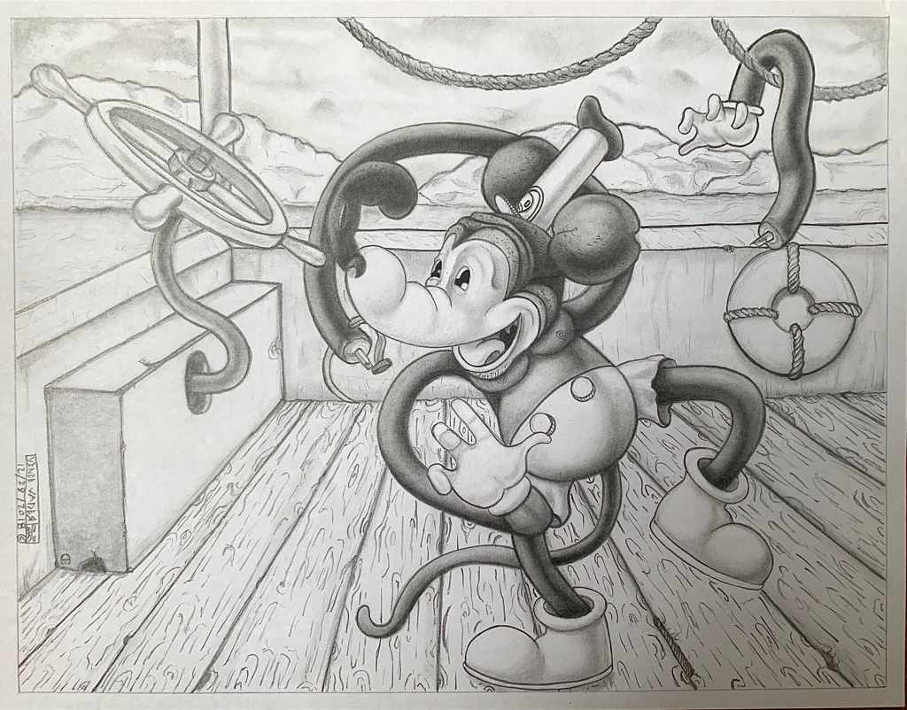 Steam Boat Sickey Mouse by Vince Vader 