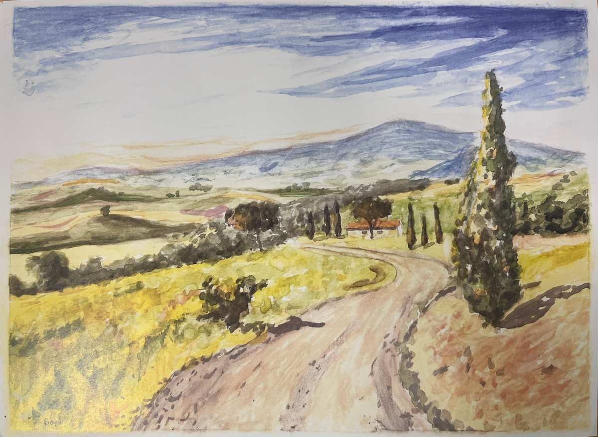Tuscan Landscape by Geo 617 