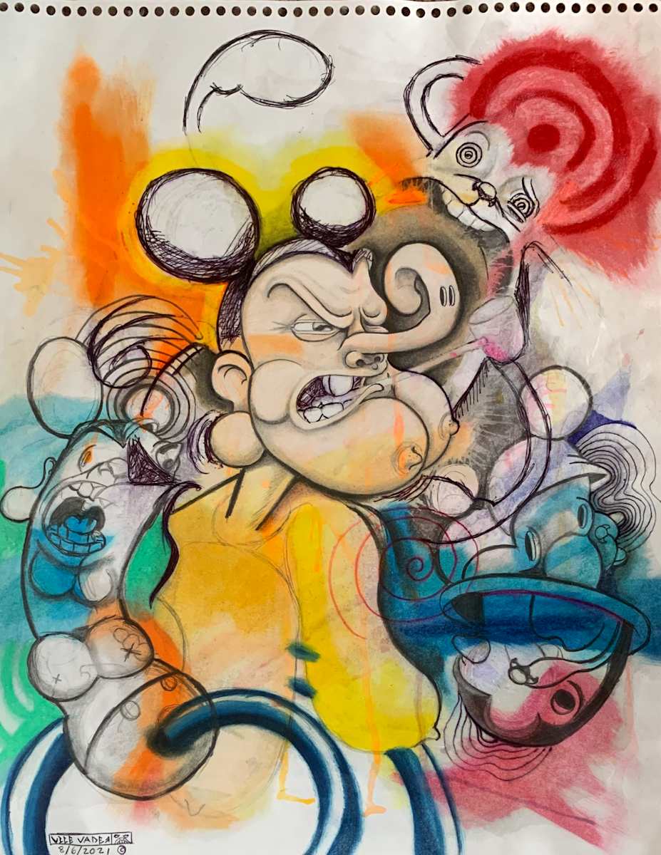 POP EYE Boob Face by Vince Vader 