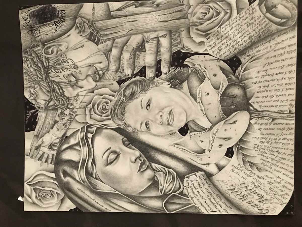 Mother Mary, Rose by Daniel Martinez 