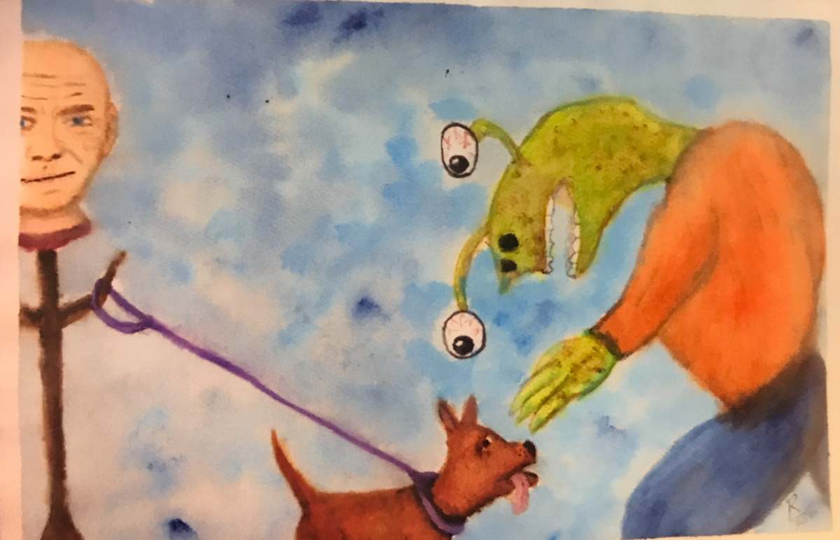 Walking the Dog by Rick Luellen 