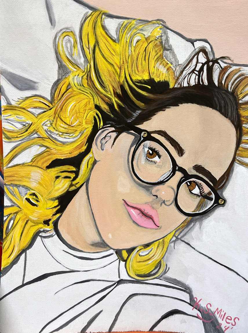 Portrait of a Music Artist by Kevin Miles 