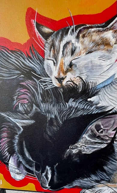 Moms Kittens by Brian Hindson 