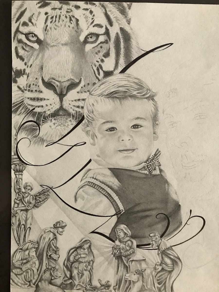 Boy and Tiger by Daniel Martinez 